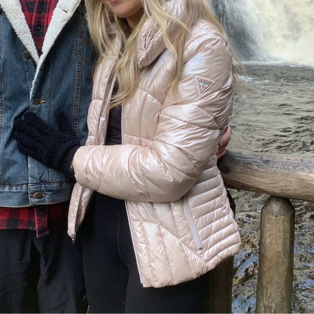 Rose Gold Guess Jacket ❄️